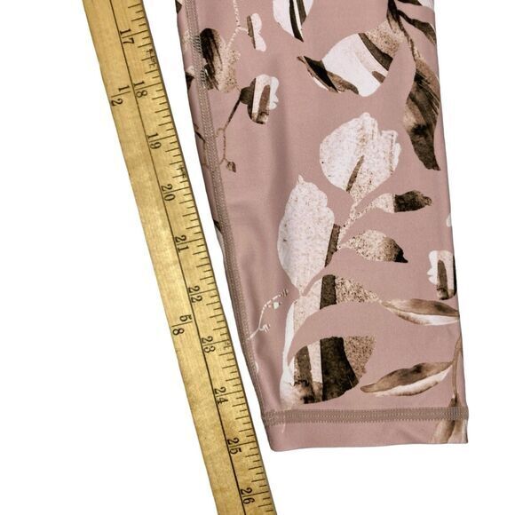 Anthropologie All Fenix Leggings Sz M Pink High Rise Active Sporty Yoga Pull On - Picture 11 of 14
